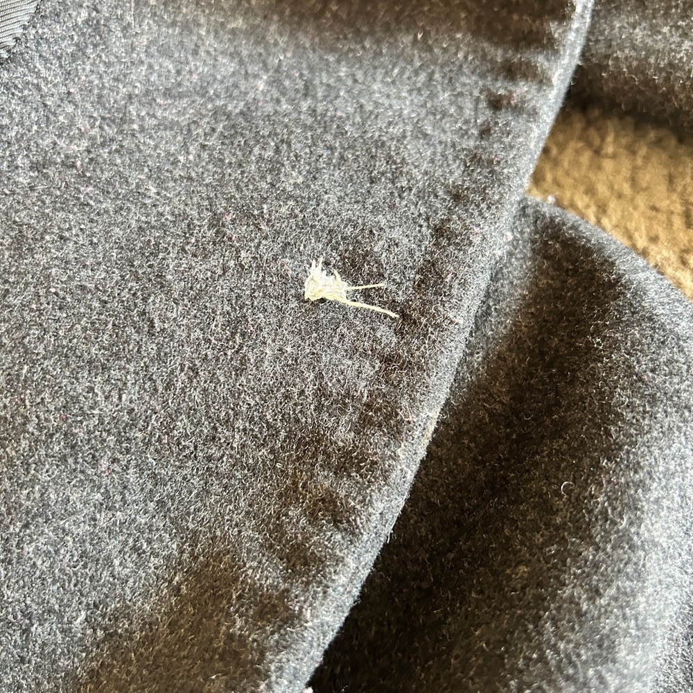 Classic Black Button-Front Wool Coat - image 7